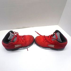 Kids' Jordan 5 Retro Raging Bull Red